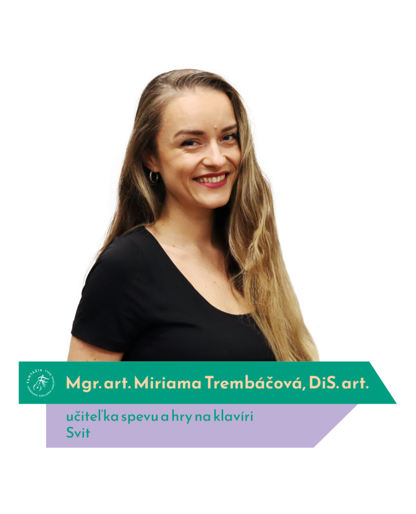Mgr.Art. Miriama Trembáčová, DiS. art.