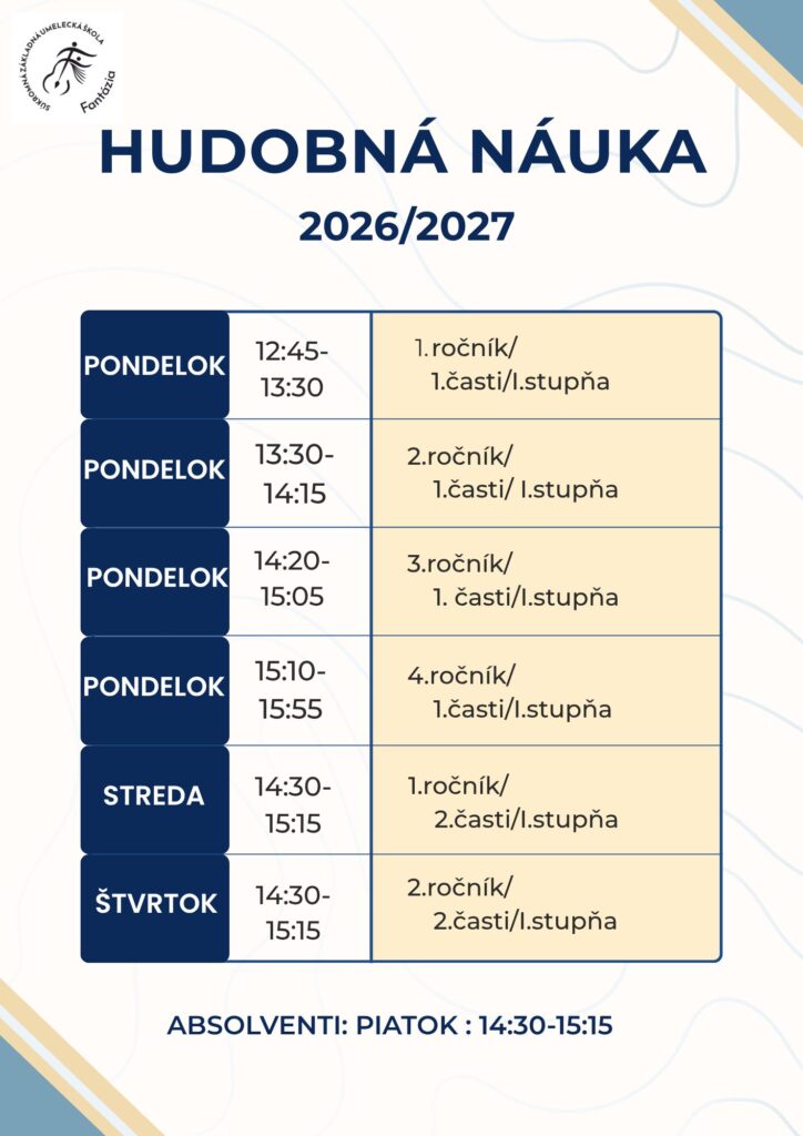 HUDOBNÝ ODBOR